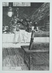 The Table, etter H. Leys, 1868.