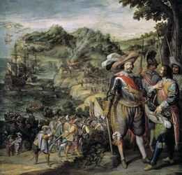 Fangen av Saint Kitts av Don Fadrique de Toledo, 1634