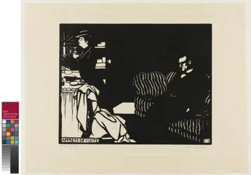 Klargjøring for et besøk, plate åtte fra Intimacies, 1898