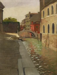 Rio della Salute, Venezia, ca. 1902