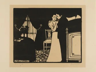 The Fine Pin, plate tre fra Intimacies, 1898