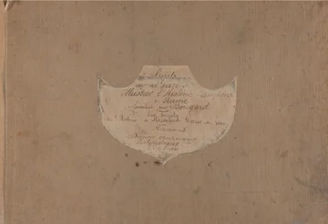 Album med 107 forberedende tegninger for å illustrere David Humes History of England, ca. 1853.