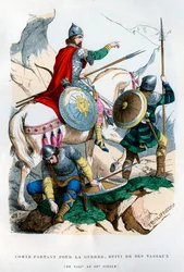 Frankisk greve på vei til krig, 8.-9. århundre 1882-1884