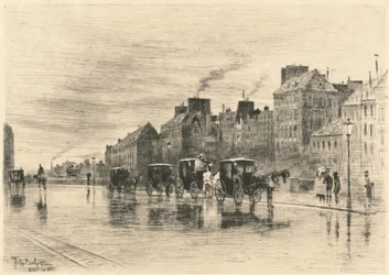 En vintermorgen på Quai de l