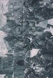 The Emperor in Luck (14. februar 1915), illustrasjon fra Hindenburg utgitt av Daterlandischer Derlag CU Weller Berlin
