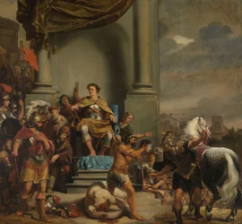 Konsul Titus Manlius Torquatus beordrer halshugging av sin sønn