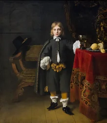 Portrett av en gutt på 8 år