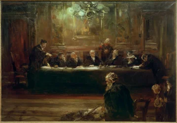 Foran dommerne