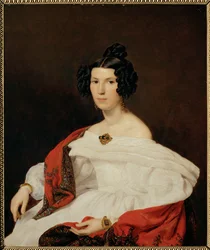 Portrett av hoffmannen Josef von Stadlers kone