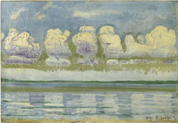Genfersjøen med den sveitsiske Jura, 1909