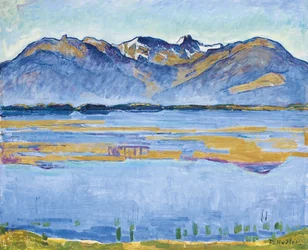 Montana-landskap med Becs de Bosson og Vallon de Réchy, 1915