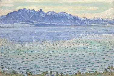 Thunsjøen med Stockhorn-kjeden. 1904