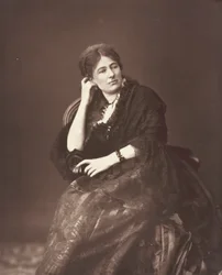 Juliette Lamber, [fransk feministisk forfatter], ca. 1876.