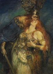 Wotans farvel til Brunnhilde, ca. 1910