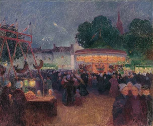 Nattmesse i Saint-Pol-de-Léon, ca 1896