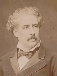 Portrett av komponisten Olivier Métra 1830-1889, 1870.