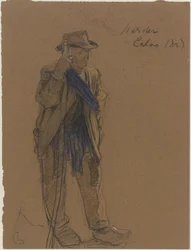Stående Shepherd, i Exloo