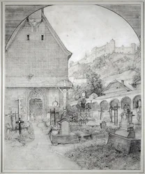 Sankt Peters kirkegård i Salzburg, Østerrike …