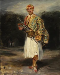 Grev Demetrius de Palatiano i Suliot-drakt, ikke datert.