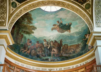 Kuppel i Assemblée nationale, Paris: Orfeus kommer til de ennå ville grekerne og lærer dem fredens kunster