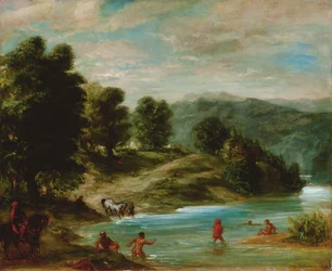 The Banks of the River Sebou, 1858