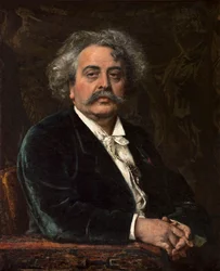 Portrett av Pierre Carrière-Belleuse 1851-1933.