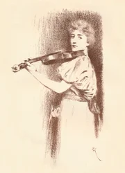 En fiolinist, ca 1898