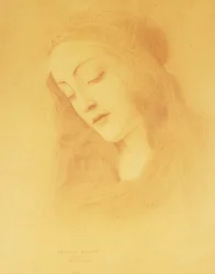 Jomfruen etter Botticelli; La Vierge d "Apres Botticelli, 1909
