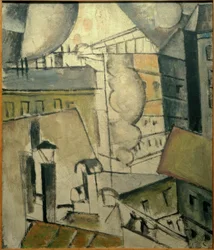 Røyk over hustakene, 1911