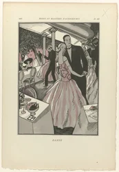 Dagens moter og manerer, 1922, Pl. 3: Dans
