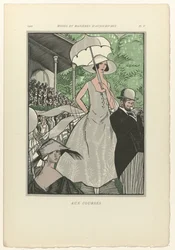 Dagens moter og manerer, 1922, Pl. 5: At the Races
