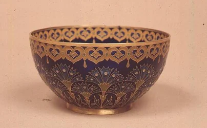 Plique-a-jour cup, Paris, ca. 1893 (forgylt sølv og emalje)