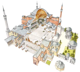Hagia Sophia. Istanbul, Tyrkia