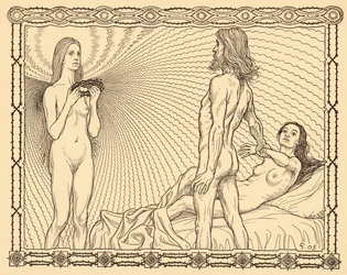 The Eternal Bride, plate 2, fra porteføljen 