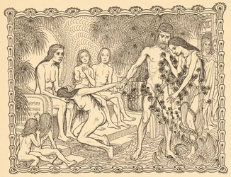 Through the Magic World, plate 9, fra porteføljen 