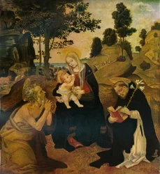Jomfruen og barnet med de hellige Jerome og Dominic, c1485, 1911