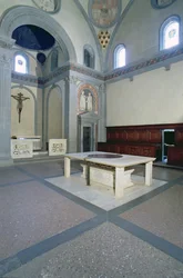Utsikt over interiøret, bygget ca. 1420-29