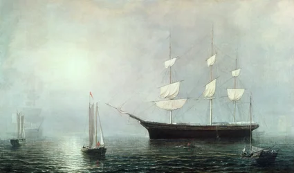 Skipets stjernelys, ca. 1860 (olje på lerret)