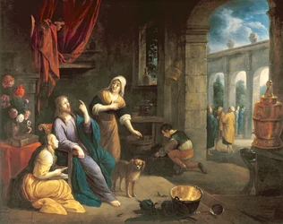 Jesus hjemme hos Marta og Maria