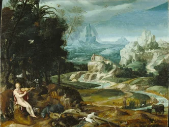 Landskap med Orfeus, ca. 1570