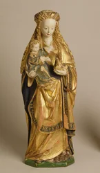 Madonna and Child, School of Mechelen, ca. 1500 (polykrom og forgylt eik)