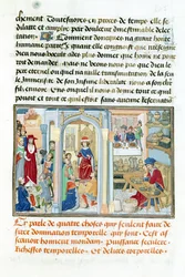 Ms 240 fol.247 Wordly Things, fra The Mirror of Humility av Jean de Gerson (1363-1429) 1462