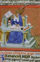 Ms Gen 1111 Page fra Legenda Aurea, Brugge, ca. 1400-10