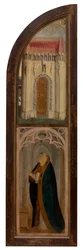 Høyre panel av Madonna og Petrus Wijts (olje på panel)