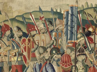 Tapet som viser erobringene av kong Alfonso V av Portugal