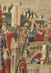 Tapet som viser erobringene av kong Alfonso V av Portugal