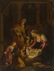 The Nativity, ca. 1601-99 (olje på lerret)