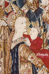 Den trojanske krigen: Akillestelt. ca. 1470 (teppe)