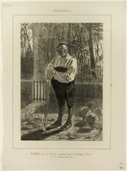 Portrett av Monsieur Dubois, kurat av St. Pierre...