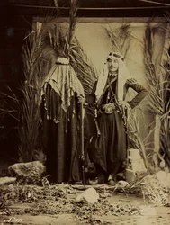 Album Damas et Baalbek : Syrisk par i tradisjonelle klær